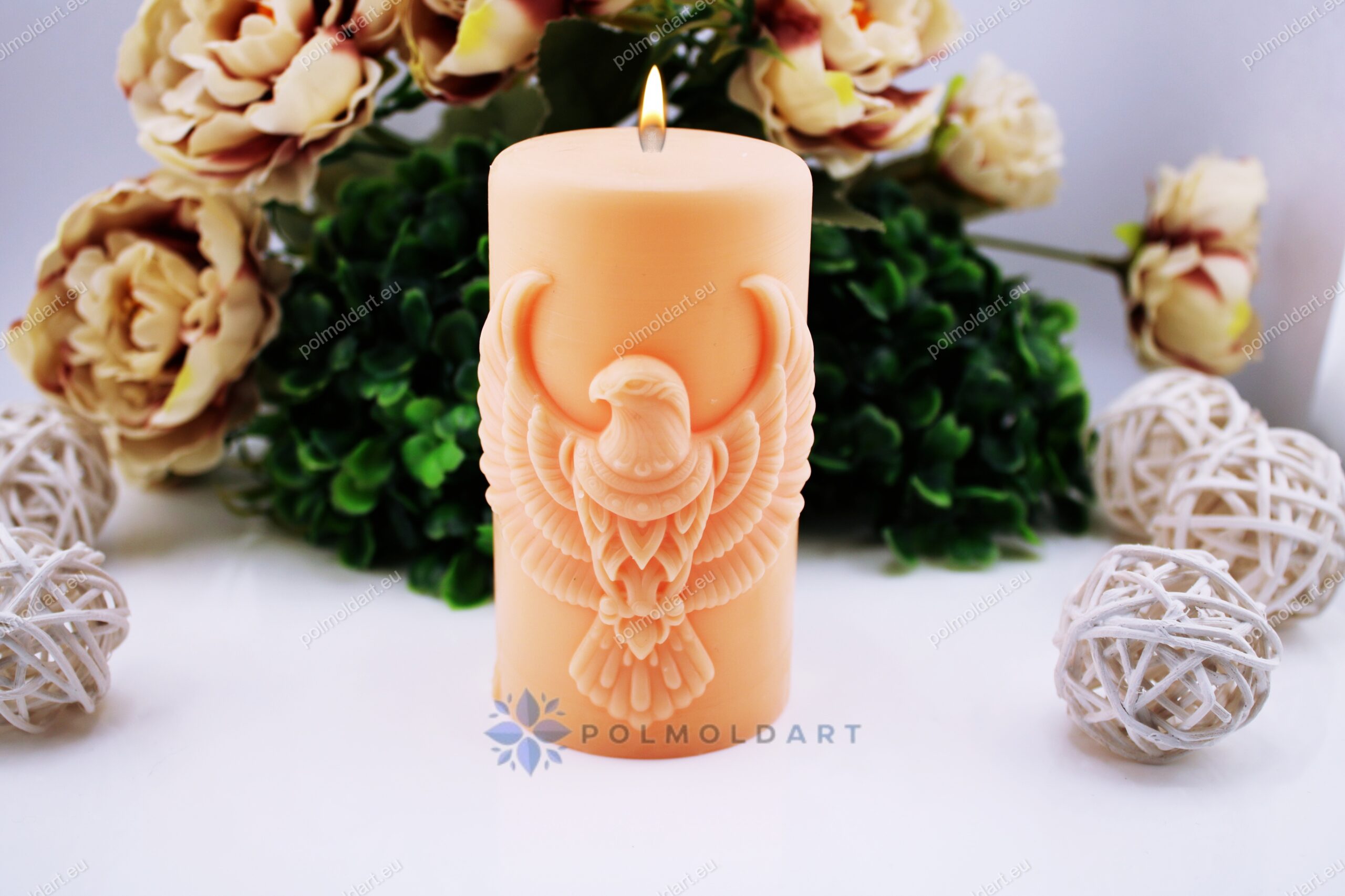 phoenix candle mold