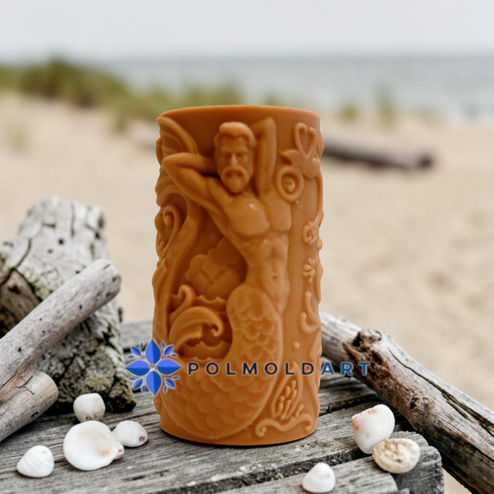merman 3D pillar